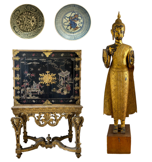 Ankauf asiatische Objekte aus Keramik, Holz, Sandstein, Silber, Jade und Marmor in Kronberg